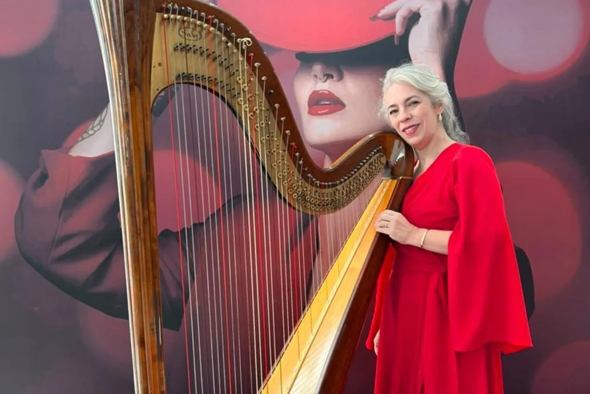 Harpa em festa privada